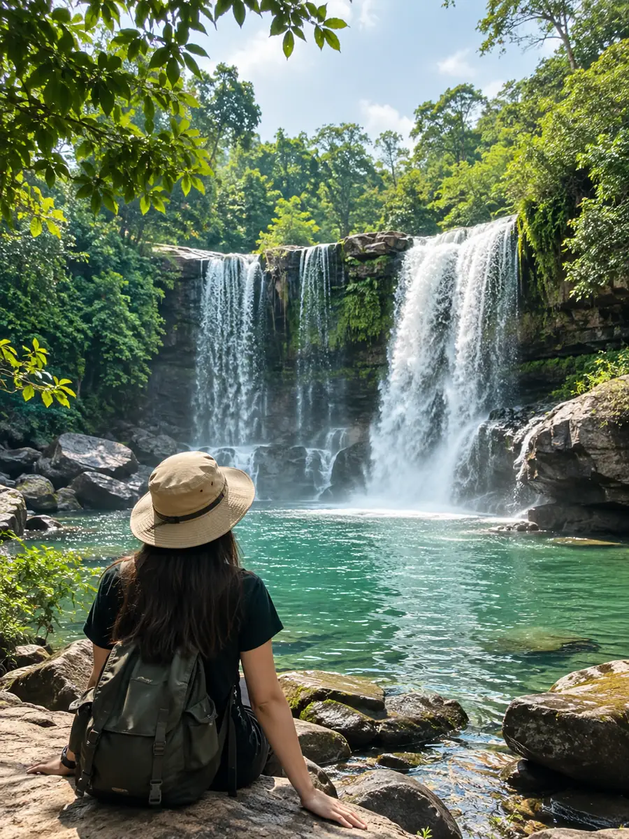 Vista de la Cascada de Kulen